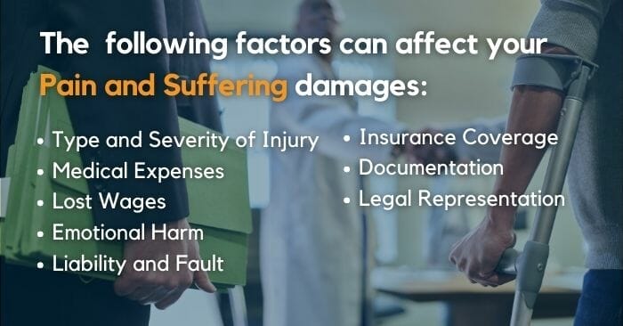 pain and suffering in california