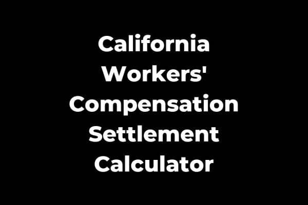 free ca workmans comp injury calculator