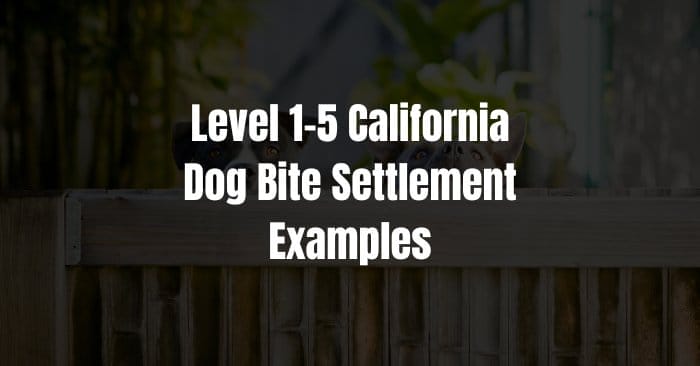 dog bite settlement examples